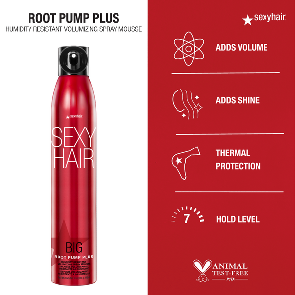 Ulta Sexy Hair  Big Sexy Hair Root Pump Plus Humidity Resistant Volumizing Spray Mousse