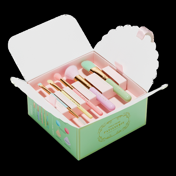 Ulta Spectrum  Patisserie Box Makeup Brush Sponge & Puff Set