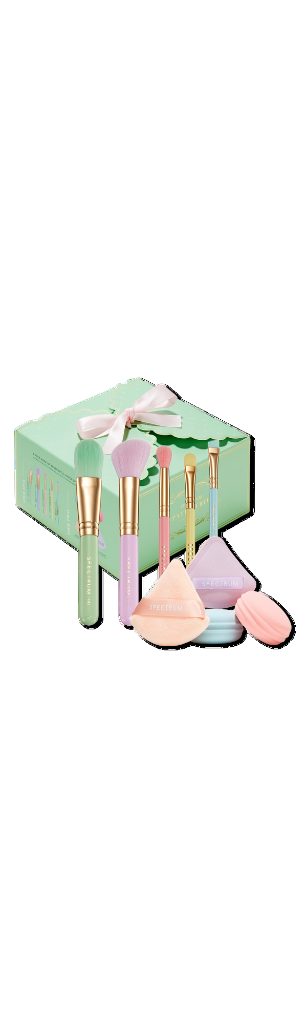 Ulta Spectrum  Patisserie Box Makeup Brush Sponge & Puff Set