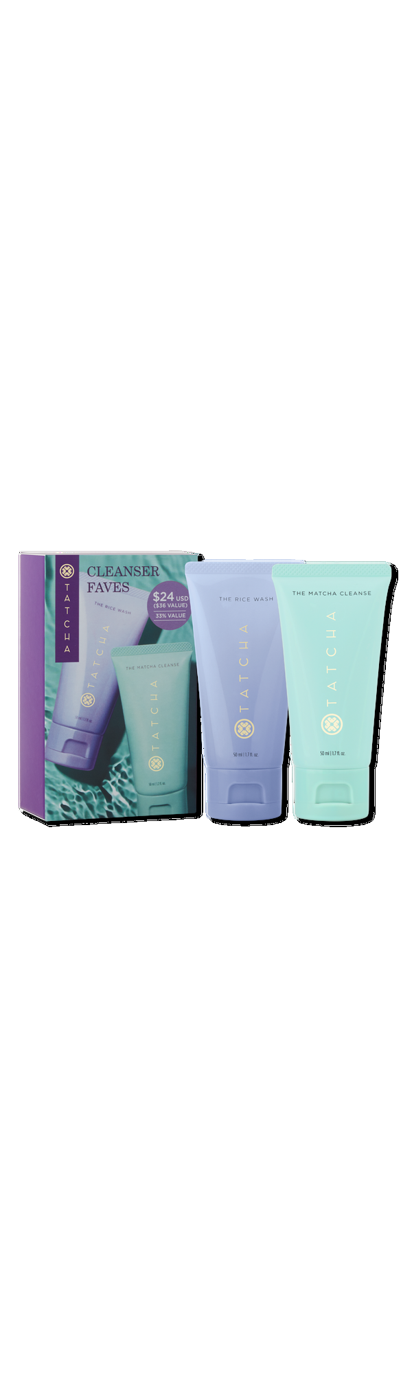 Ulta TATCHA  Cleanser Favorites: Rice Wash & Matcha Cleanser Value Set