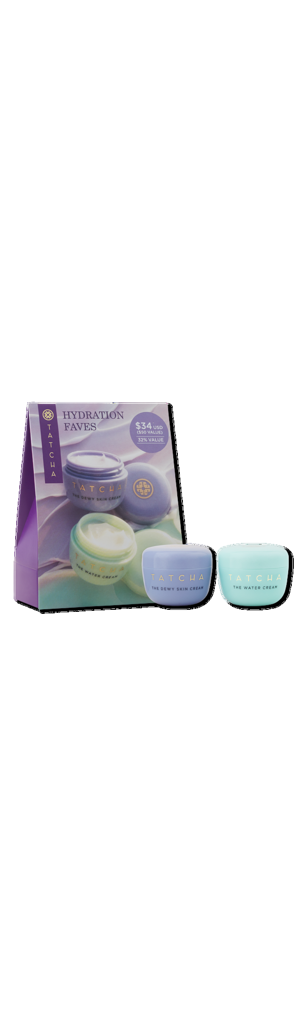 Ulta TATCHA  Moisturizer Favorites: Dewy Cream & Water Cream Value Set