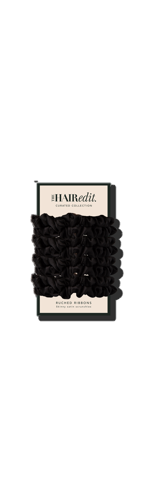 Ulta The Hair Edit  Ruched Ribbons Skinny Satin Scrunchies Set