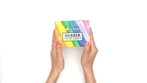 Ulta Arctic Fox Rainbow Color Processing Bowls