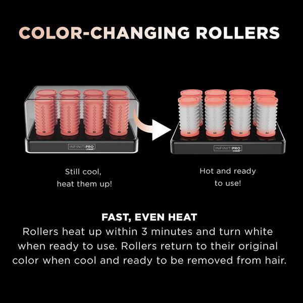 Ulta Conair 8-Piece Color Changing Hot Roller Set