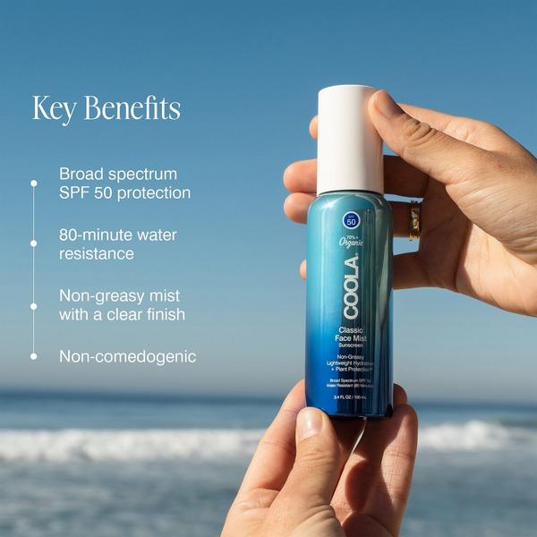 Ulta COOLA  Classic Face Sunscreen Mist SPF 50