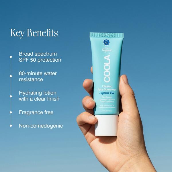 Ulta COOLA  Organic Classic Face Sunscreen SPF 50