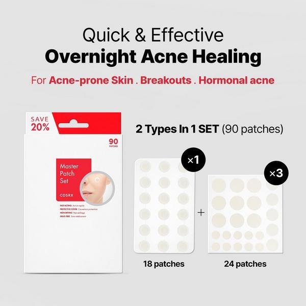 Ulta COSRX  Master Patch Hydrocolloid Patches Set