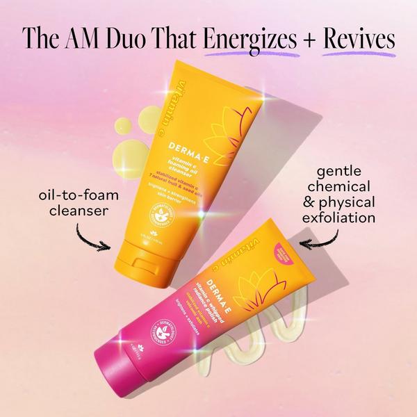 Ulta DERMA E  Vitamin C Foaming Oil Cleanser