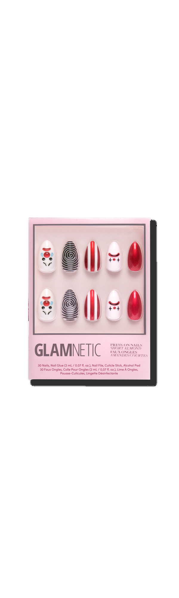 Ulta Glamnetic  Crybaby Clown Press-On Nails
