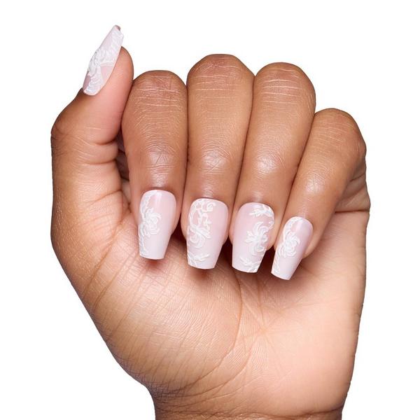 Ulta Glamnetic  Lace Blush Press-On Nails