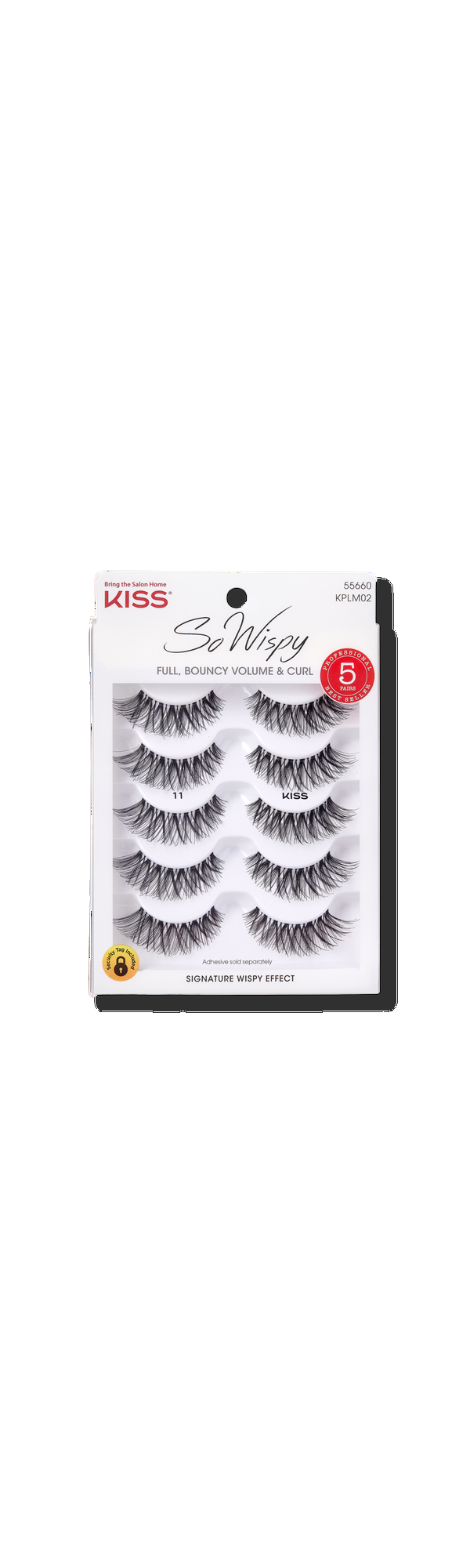 Ulta Kiss  So Wispy 5 pair lashes #11 multipack