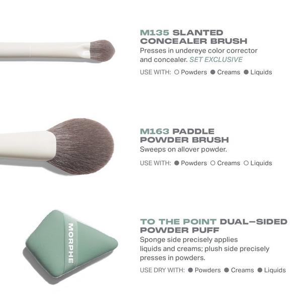 Ulta Morphe  Conceal & Set Tool Trio