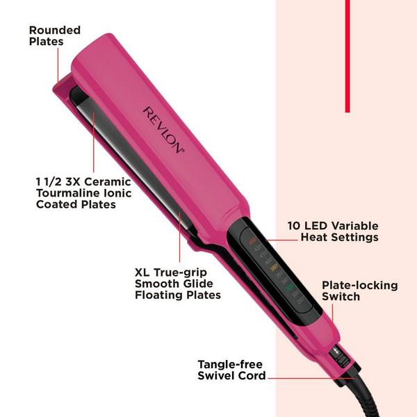 Ulta Revlon 1-1/2" Extra Long Ceramic Flat Iron