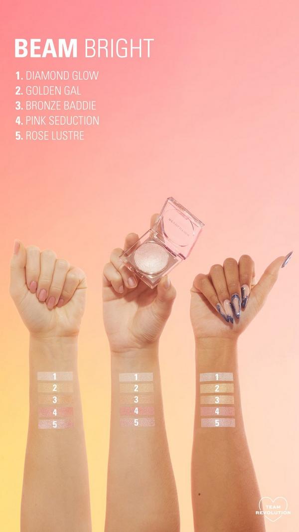 Ulta Revolution Beauty  Beam Bright Highlighter