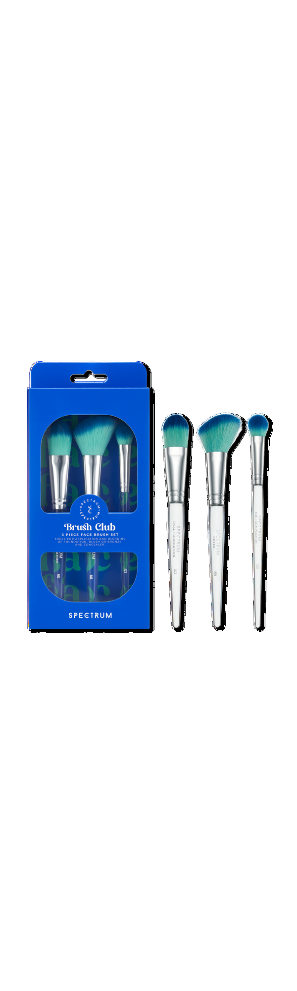 Ulta Spectrum  Brush Club 3-Piece Face Brush Set