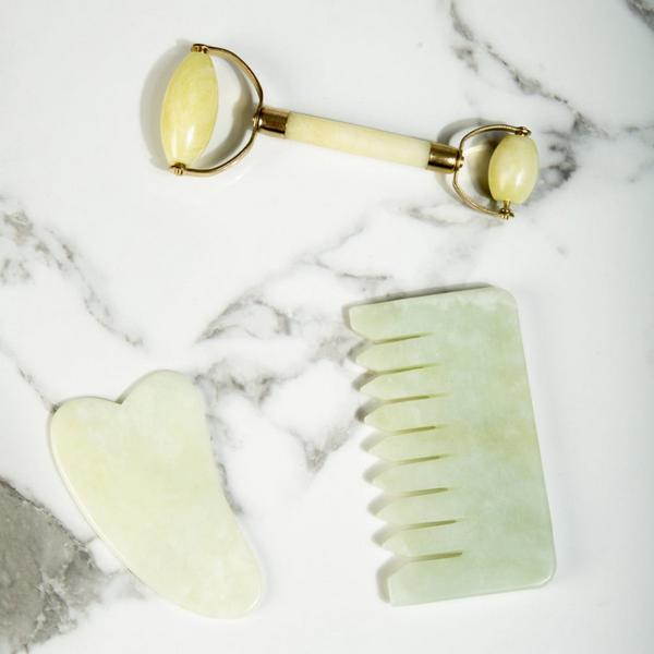 Ulta White Lotus Beauty  Genuine Crystal Roller Chemical Free Jade