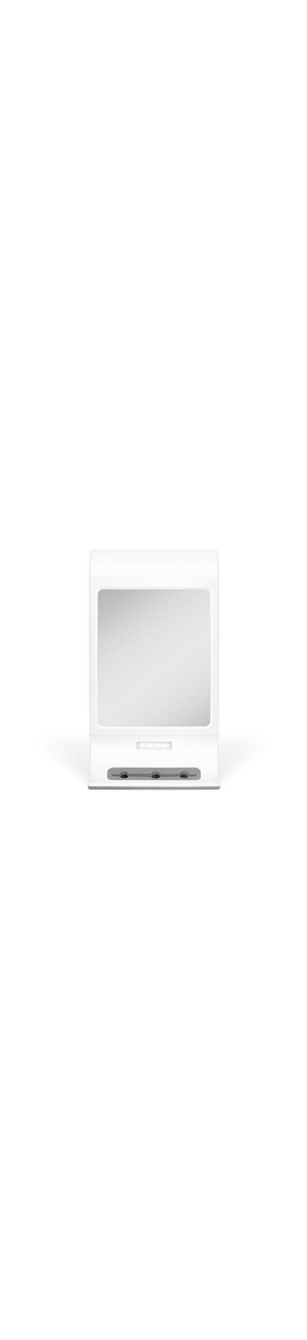 Ulta Zadro  LED Lighted Fogless Shower Mirror with Suction Cup & Holder