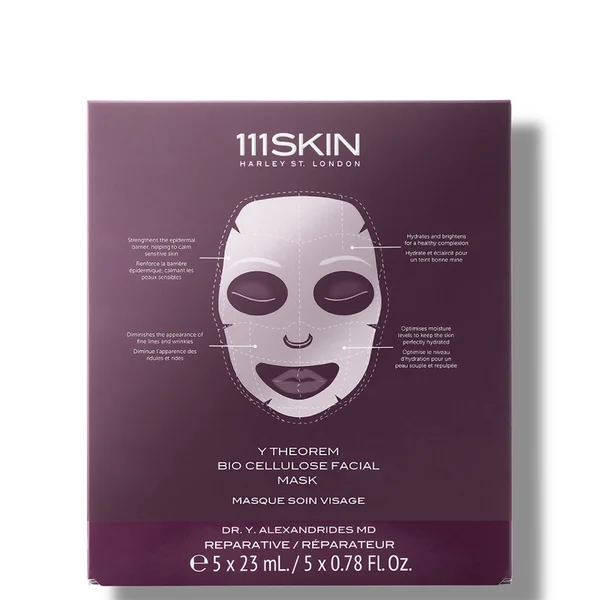 111SKIN Y Theorem Bio Cellulose Facial Mask Box