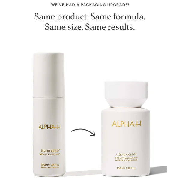 Alpha-H Liquid Gold Exfoliating Treatment With 5% Glycolic Acid 100ml