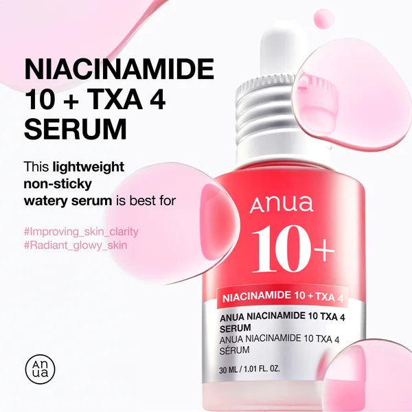 Anua Niacinamide 10% + TXA 4% Serum 30ml
