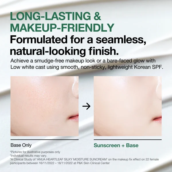 Anua SPF 50 Silky Moisture Sun Cream 50ml