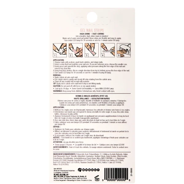 Ardell LED Gel Nail Art Strips  - Cheers To Rose