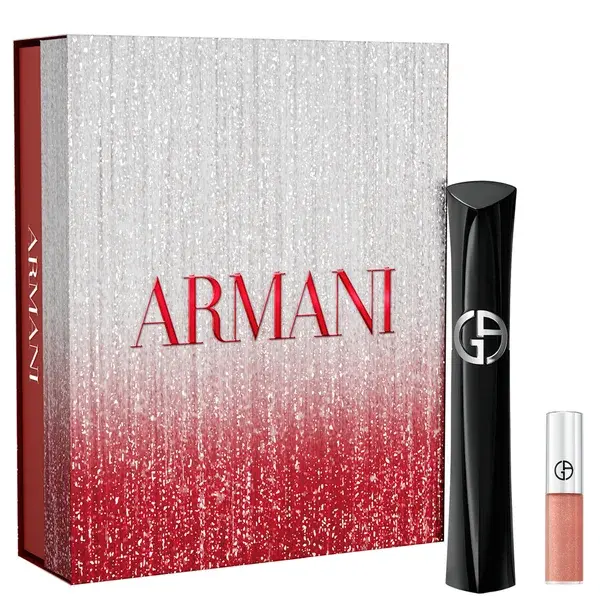 Armani Vertigo Lift Mascara & Mini Prisma Glass Icy Plumper Gift Set (Worth £61)