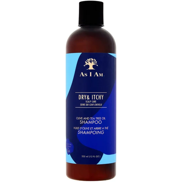 As I Am Dry & Itchy Scalp Care Olive And Tea Trea Oil Shampoo & Conditoner 355ml
