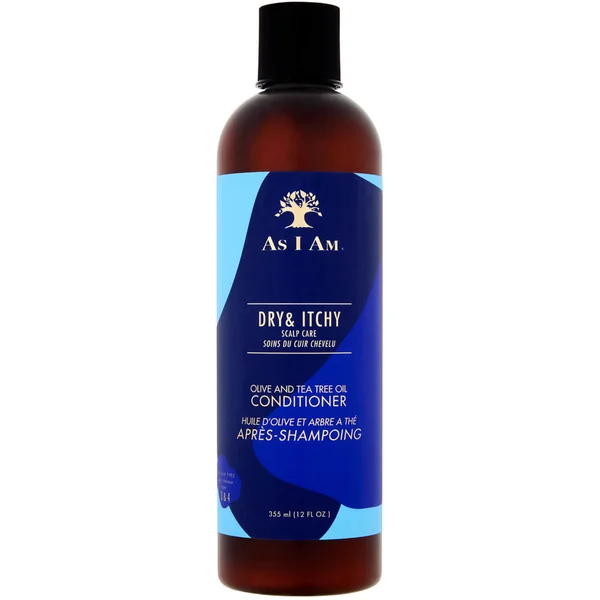 As I Am Dry & Itchy Scalp Care Olive And Tea Trea Oil Shampoo & Conditoner 355ml