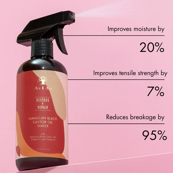 As I Am Jamaican Black Castor Oil Water