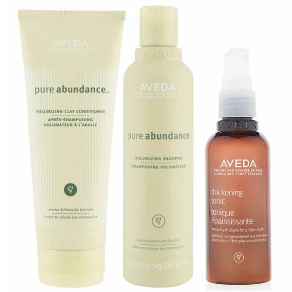 Aveda Pure Ambunance Shampoo Conditioner and Thickening Tonic Trio (Worth £62.50)