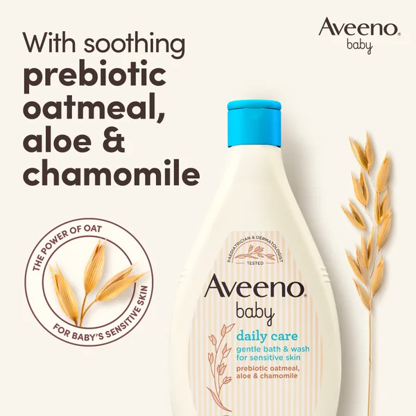 Aveeno Baby Daily Care Gentle Bath And Wash 400ml