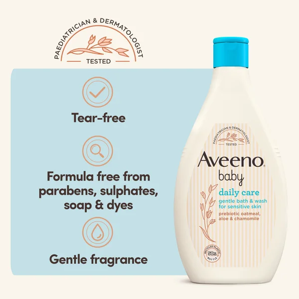 Aveeno Baby Daily Care Gentle Bath And Wash 400ml