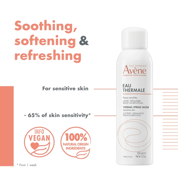 Avène Thermal Spring Water Spray For Sensitive Skin 150ml