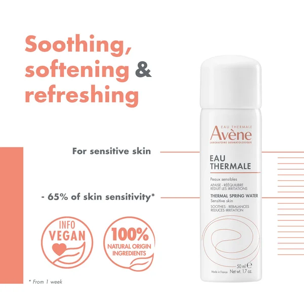 Avène Thermal Spring Water Spray For Sensitive Skin 50ml