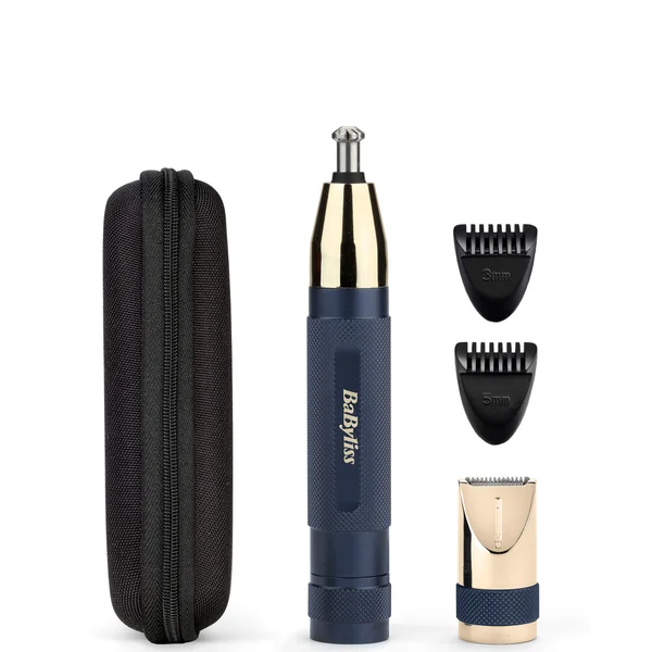 BaByliss Super-X Metal Series Nose Ear and Eyebrow Trimmer - Blue
