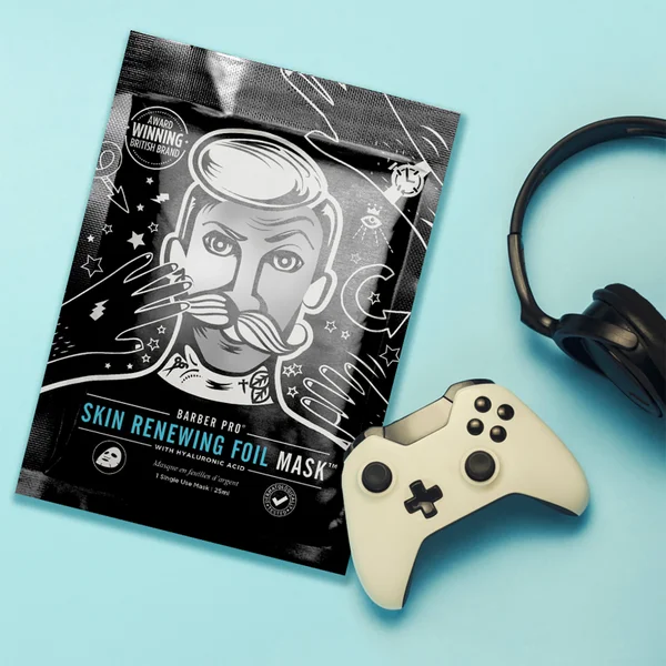 BARBER PRO Skin Renewing Foil Mask With Hyaluronic Acid