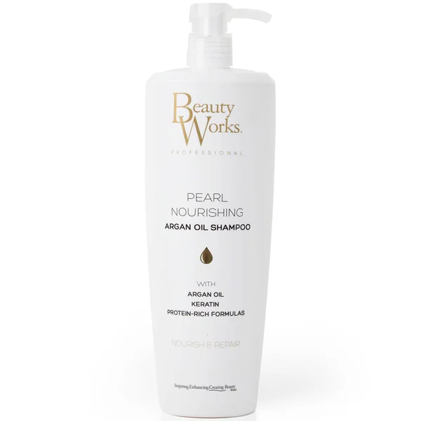 Beauty Works Pearl Nourishing Argan Oil Shampoo 1 Litre