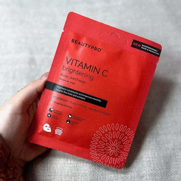 BEAUTYPRO Brightening Collagen Sheet Mask With Vitamin C