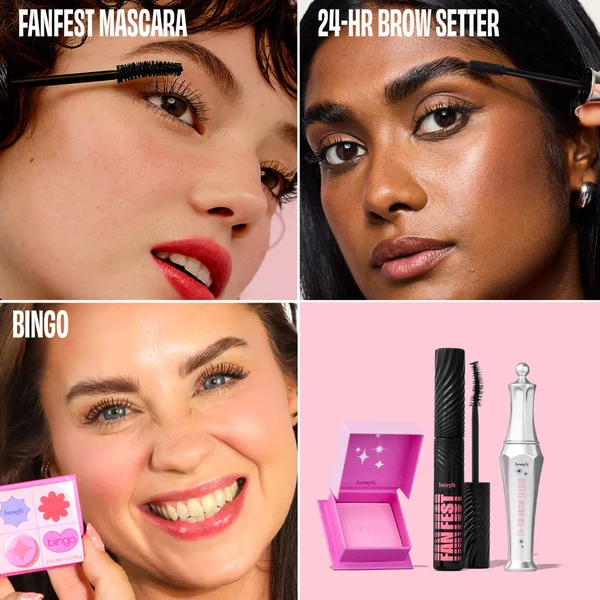 Benefit Benebingo Mascara Brow And Limited Edition Blush Makeup Gift Set (Worth £69.50)