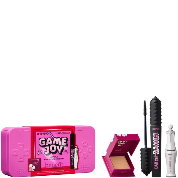 benefit GameJoy Mascara Brow and Bronzer 3-piece Makeup Gift Set with Limited Edition Keepsake Tin (Worth £58.50)