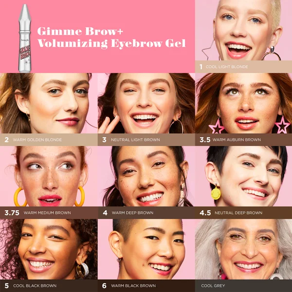 Benefit Gimme Brow+ Mini Gel 1.5g (Various Shades)