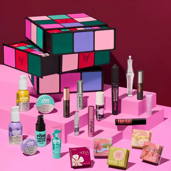 Benefit Glam Cube 24 Day Christmas Beauty Advent Calendar (Worth £266.59)