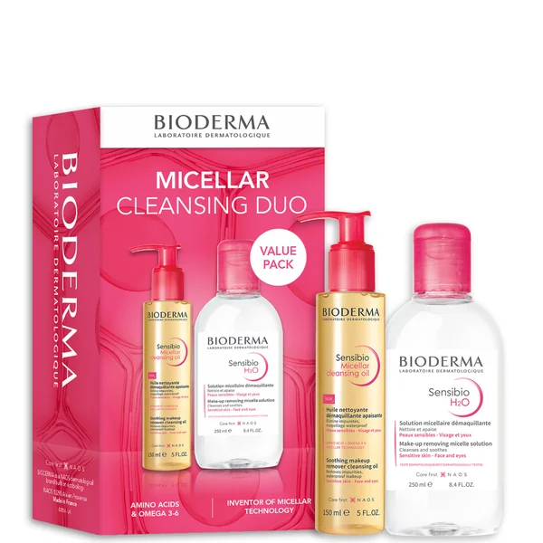 Bioderma Exclusive Sensibio Cleansing Oil and H2O Duo (Worth £32.50)