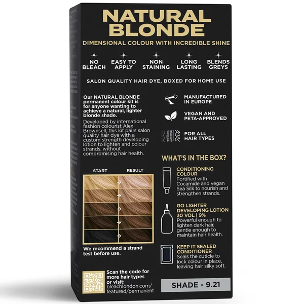 BLEACH LONDON Natural Blonde Permanent Kit