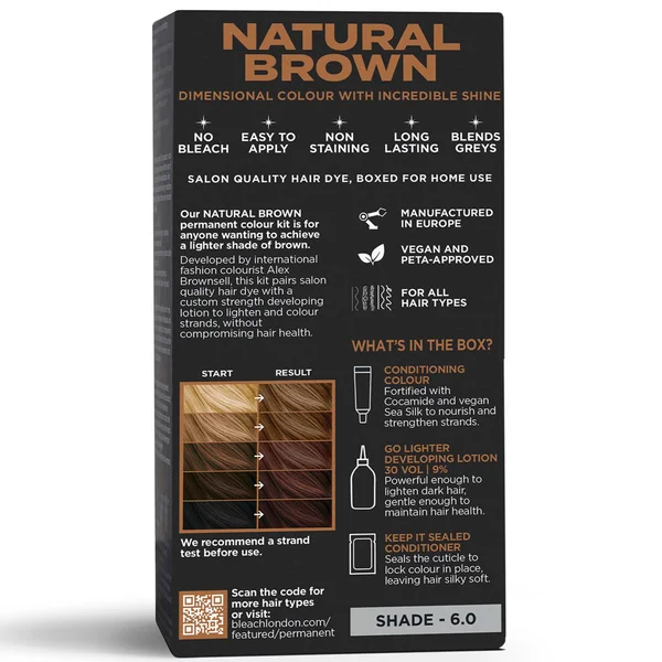 BLEACH LONDON Natural Brown Permanent Kit