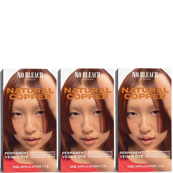BLEACH LONDON Natural Copper Permanent Kit Trio