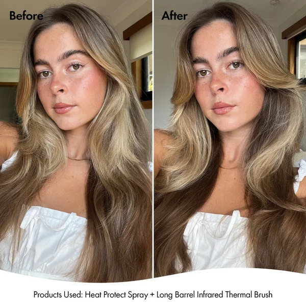 BondiBoost Long Barrel Infrared Thermal Bounce Brush