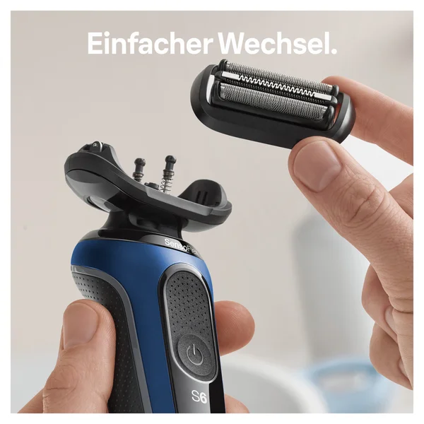 Braun Series 5/6 53B Electric Shaver Head Replacement - Black