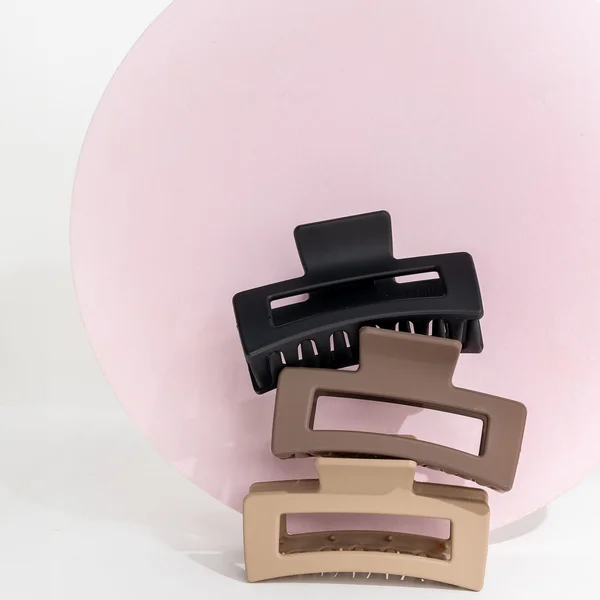 Brushworks Classic Claw Clips (3 Pack)